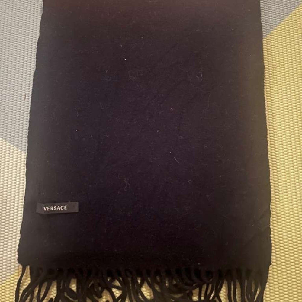 Versace Elegant Black Men's Scarf